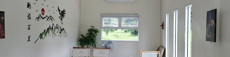 Empty, calm training space with natural light.